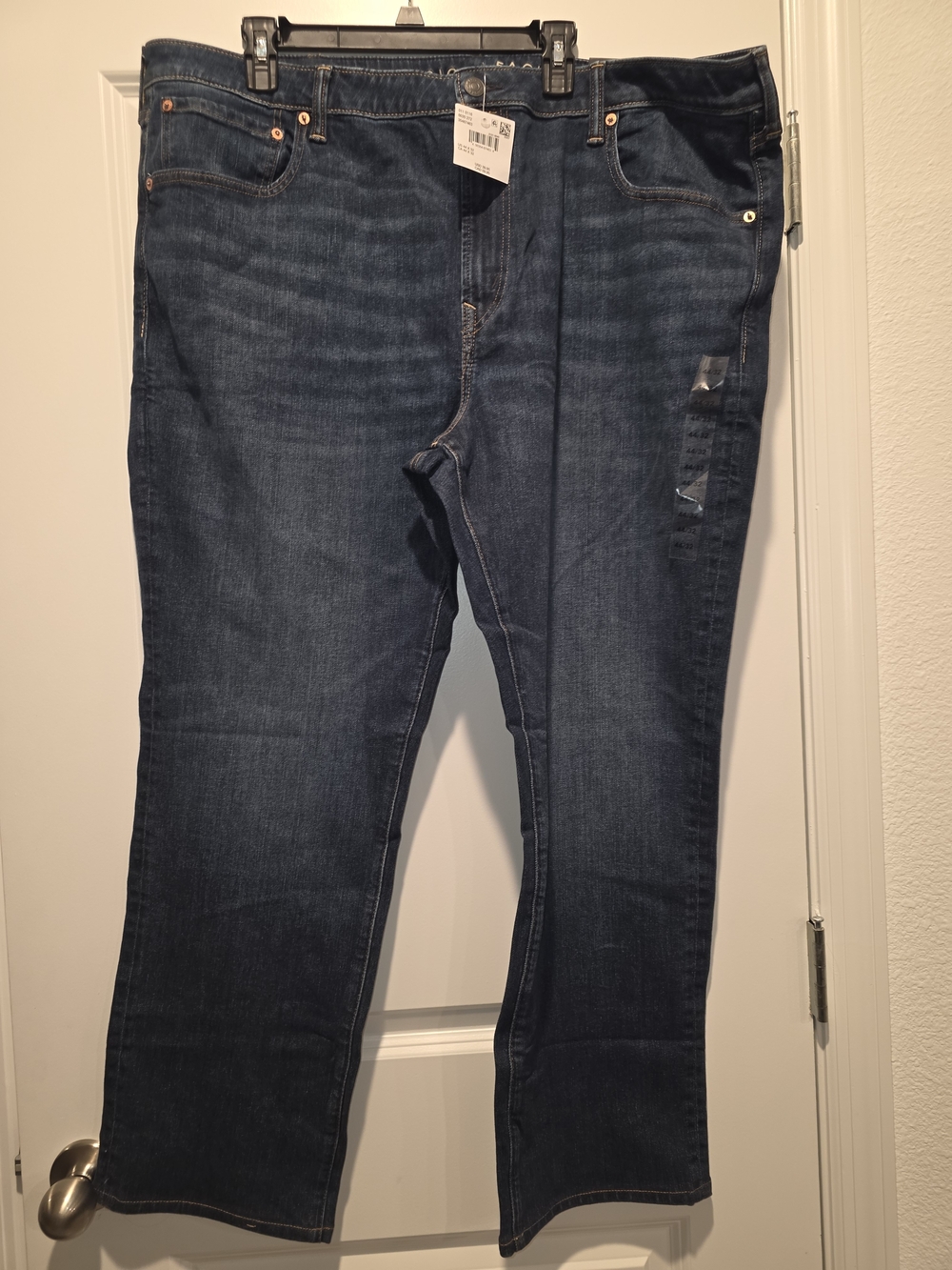 American Eagle Outfitters Dark Blue Slim-Straight Airflex+ Jeans 44x32 NWT